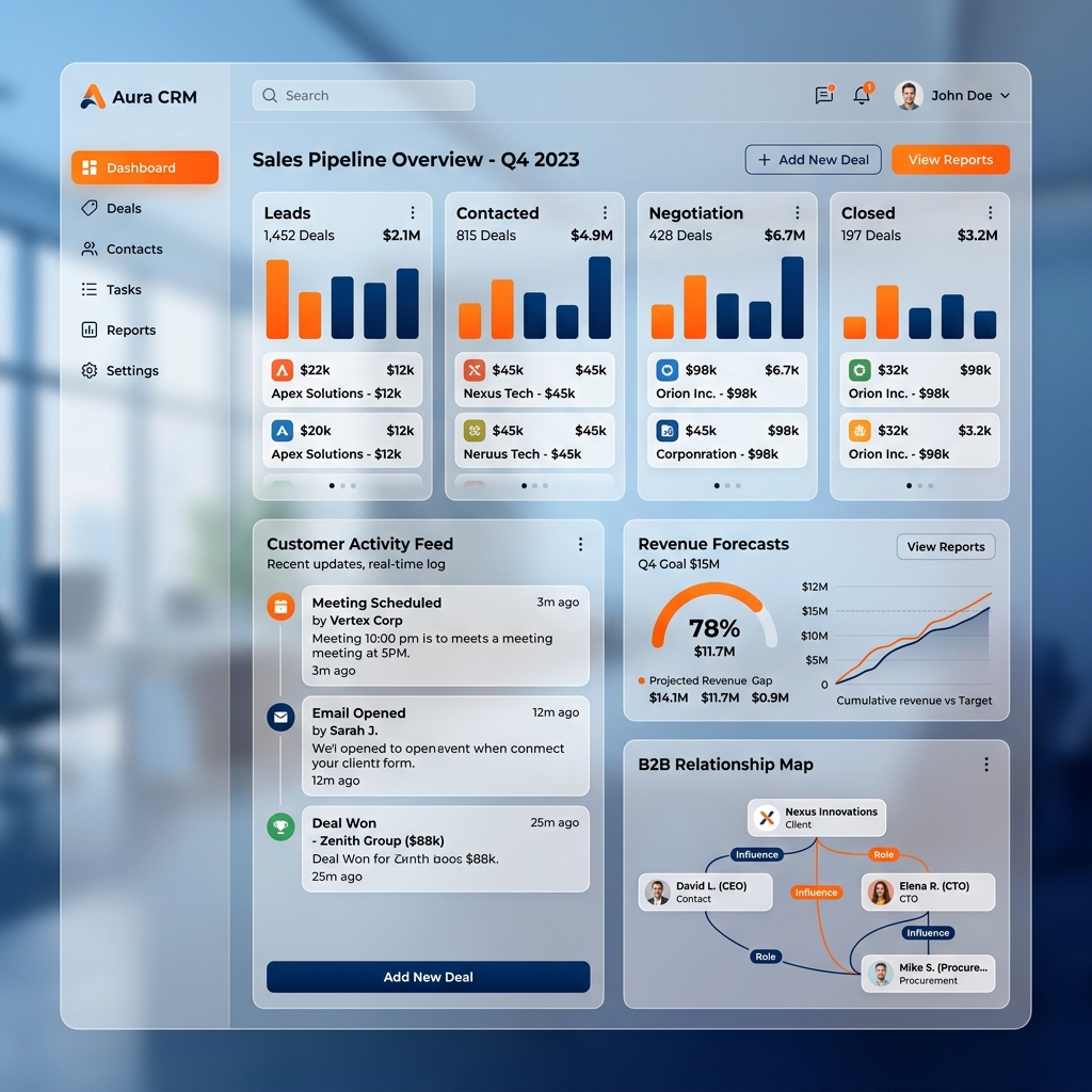 Zoodo CRM Dashboard